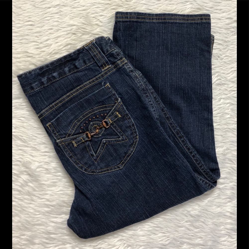 Metro 7 woman Capri jeans size 6 - Picture 3 of 4
